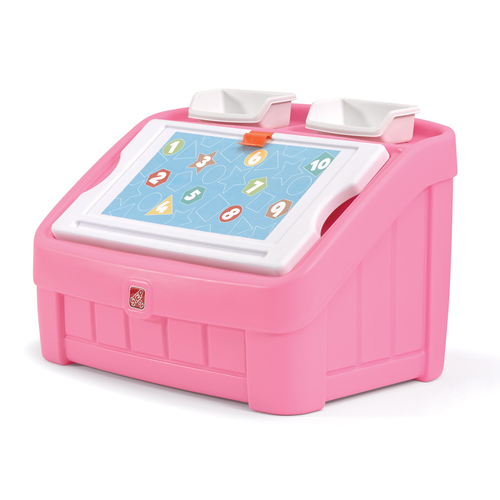 Toy Box & Art Lid™ - Pink