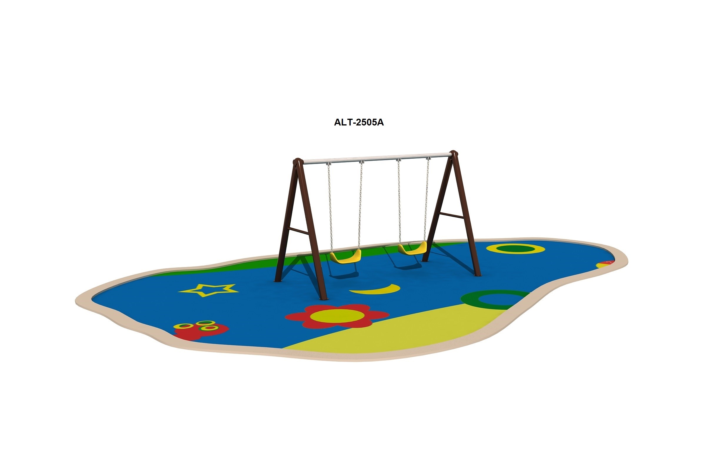 swings ( two set ) - tringle shape
